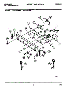 04 - Console & Controls parts for Frigidaire Washer Dryer Combo LCE702ADD3 from AppliancePartsPros.com