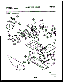 03 - Motor, Blower And Cabinet Parts parts for Frigidaire Washer Dryer Combo LCE702AWD2 from AppliancePartsPros.com