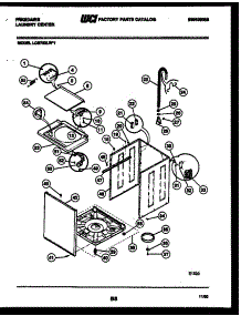 05 - Cabinet Parts parts for Frigidaire Washer Dryer Combo LCE752LW1 from AppliancePartsPros.com