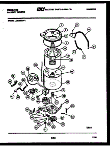 06 - Tub Detail parts for Frigidaire Washer Dryer Combo LCE752LW1 from AppliancePartsPros.com