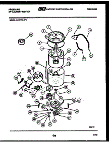 06 - Tub Detail parts for Frigidaire Washer Dryer Combo LCE772LL1 from AppliancePartsPros.com
