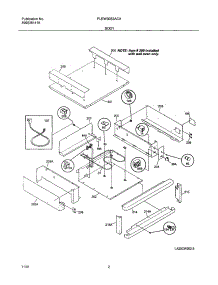 03 - Body parts for Frigidaire Warming Drawer PLEW30S3ACA from AppliancePartsPros.com
