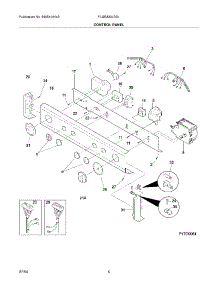 07 - Control Panel parts for Frigidaire Washer Dryer Combo FLGB8200DS1 from AppliancePartsPros.com