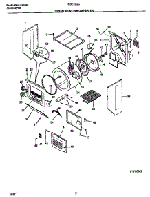 02 - Upper Cabinet / Drum / Heater parts for Frigidaire Washer Dryer Combo FLSE72GCS7 from AppliancePartsPros.com