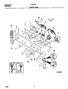 04 - Control Panel parts for Frigidaire Washer Dryer Combo FLSE72GCS1 from AppliancePartsPros.com