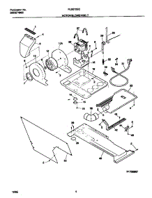 03 - Motor / Blower / Belt parts for Frigidaire Washer Dryer Combo FLSE72GCT1 from AppliancePartsPros.com