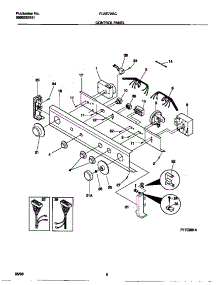 04 - Control Panel parts for Frigidaire Washer Dryer Combo FLSE72GCT3 from AppliancePartsPros.com