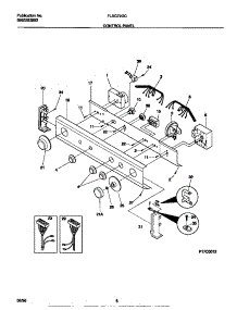 04 - Control Panel parts for Frigidaire Washer Dryer Combo FLSG72GCT3 from AppliancePartsPros.com