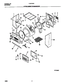 02 - Upper Cabinet / Drum / Heater parts for Frigidaire Washer Dryer Combo FLSG72GCT7 from AppliancePartsPros.com