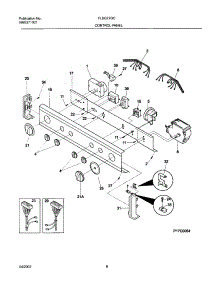 07 - Control Panel parts for Frigidaire Washer Dryer Combo FLSG72GCTB from AppliancePartsPros.com