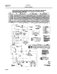 14 - 134134100 Wiring Diagram parts for Frigidaire Washer Dryer Combo FLSG72GCTB from AppliancePartsPros.com