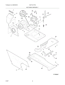 05 - Motor / Blower / Belt parts for Frigidaire Washer Dryer Combo GLET1031FS0 from AppliancePartsPros.com