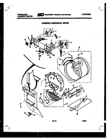 03 - Console, Control And Drum parts for Frigidaire Washer Dryer Combo LC248EH0 from AppliancePartsPros.com
