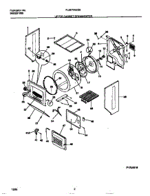 02 - Upper Cabinet / Drum / Heater parts for Frigidaire Washer Dryer Combo FLSE72GCS5 from AppliancePartsPros.com