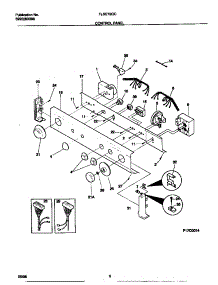04 - Control Panel parts for Frigidaire Washer Dryer Combo FLSE72GCS2 from AppliancePartsPros.com