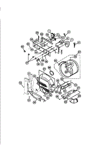03 - Controls And Dryer Drum parts for Frigidaire Washer Dryer Combo LCE441LL2 from AppliancePartsPros.com