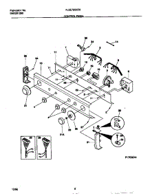 04 - Control Panel parts for Frigidaire Washer Dryer Combo FLSE72GCS5 from AppliancePartsPros.com