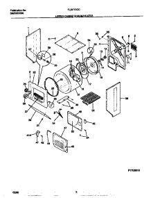 02 - Upper Cabinet / Drum / Heater parts for Frigidaire Washer Dryer Combo FLSE72GCT2 from AppliancePartsPros.com
