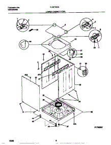 05 - Lower Cabinet / Top parts for Frigidaire Washer Dryer Combo FLSE72GCT2 from AppliancePartsPros.com