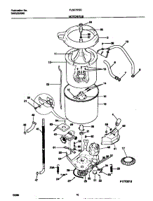 06 - Motor / Tub parts for Frigidaire Washer Dryer Combo FLSE72GCT2 from AppliancePartsPros.com