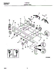 04 - Control Panel parts for Frigidaire Washer Dryer Combo FLSE72GCT8 from AppliancePartsPros.com