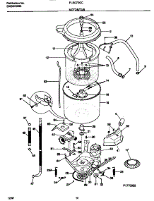 06 - Motor / Tub parts for Frigidaire Washer Dryer Combo FLSG72GCS6 from AppliancePartsPros.com