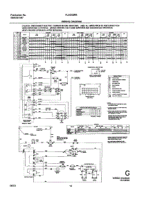 14 - Wiring Diagram parts for Frigidaire Washer Dryer Combo FLXG52RBSA from AppliancePartsPros.com