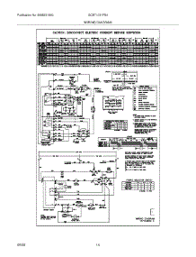 14 - Wiring Diagram parts for Frigidaire Washer Dryer Combo GCET1031FS4 from AppliancePartsPros.com