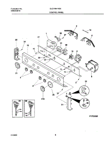 07 - Control Panel parts for Frigidaire Washer Dryer Combo GLET1041AS0 from AppliancePartsPros.com