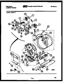 03 - Console, Control And Drum parts for Frigidaire Washer Dryer Combo LC120FW0 from AppliancePartsPros.com