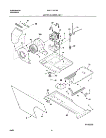05 - Motor / Blower / Belt parts for Frigidaire Washer Dryer Combo GLET1142CS0 from AppliancePartsPros.com