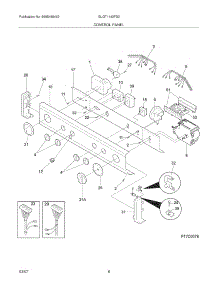 07 - Control Panel parts for Frigidaire Washer Dryer Combo GLGT1142FS0 from AppliancePartsPros.com