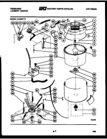 05 - Tubs, Water Valve And Lid Switch parts for Frigidaire Washer Dryer Combo LC248DL5 from AppliancePartsPros.com