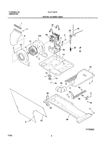 05 - Motor / Blower / Belt parts for Frigidaire Washer Dryer Combo GLET1041AS2 from AppliancePartsPros.com