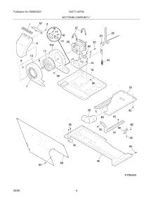 05 - Motor / Blower / Belt parts for Frigidaire Washer Dryer Combo GLET1142FS2 from AppliancePartsPros.com