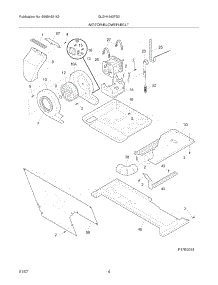05 - Motor / Blower / Belt parts for Frigidaire Washer Dryer Combo GLEH1642FS0 from AppliancePartsPros.com