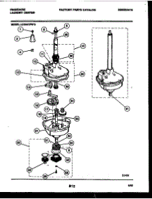 07 - Transmission Parts parts for Frigidaire Washer Dryer Combo LCE441PL0 from AppliancePartsPros.com