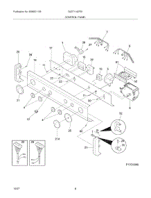07 - Control Panel parts for Frigidaire Washer Dryer Combo GLET1142FS1 from AppliancePartsPros.com