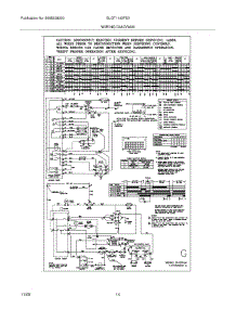 14 - Wiring Diagram parts for Frigidaire Washer Dryer Combo GLGT1142FS3 from AppliancePartsPros.com