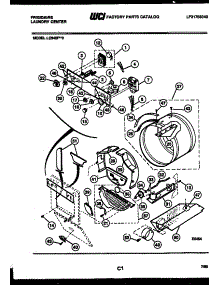 03 - Console, Control And Drum parts for Frigidaire Washer Dryer Combo LC248FW0 from AppliancePartsPros.com