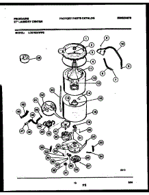 06 - Tub Detail parts for Frigidaire Washer Dryer Combo LCE702AWW2 from AppliancePartsPros.com