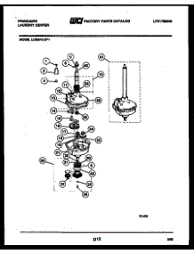 07 - Transmission Parts parts for Frigidaire Washer Dryer Combo LCE441LW1 from AppliancePartsPros.com