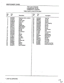 Tubs, Base And Agitator Assembly Page 2 parts for Frigidaire Washer 6348A from AppliancePartsPros.com