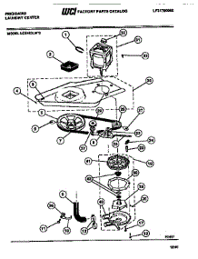 06 - Washer Motor parts for Frigidaire Washer Dryer Combo LCE462LL2 from AppliancePartsPros.com