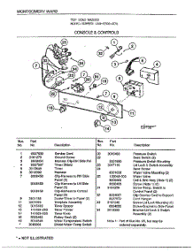 Console And Controls parts for Frigidaire Washer 6506-87A from AppliancePartsPros.com