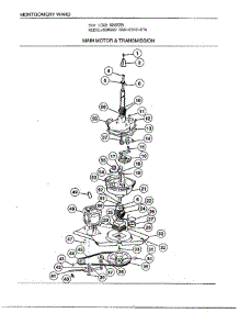 Main Motor And Transmission parts for Frigidaire Washer 6506-87A from AppliancePartsPros.com
