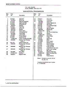 Main Motor And Transmission Page 2 parts for Frigidaire Washer 6506-87A from AppliancePartsPros.com