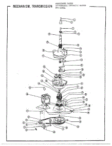 24` Portable / Mechanism / Transmission parts for Frigidaire Washer 6506A from AppliancePartsPros.com