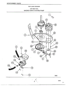Washer Drive System / Pump parts for Frigidaire Washer 6507-87E from AppliancePartsPros.com