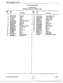 Washer Drive System / Pump Page 2 parts for Frigidaire Washer 6507-87E from AppliancePartsPros.com